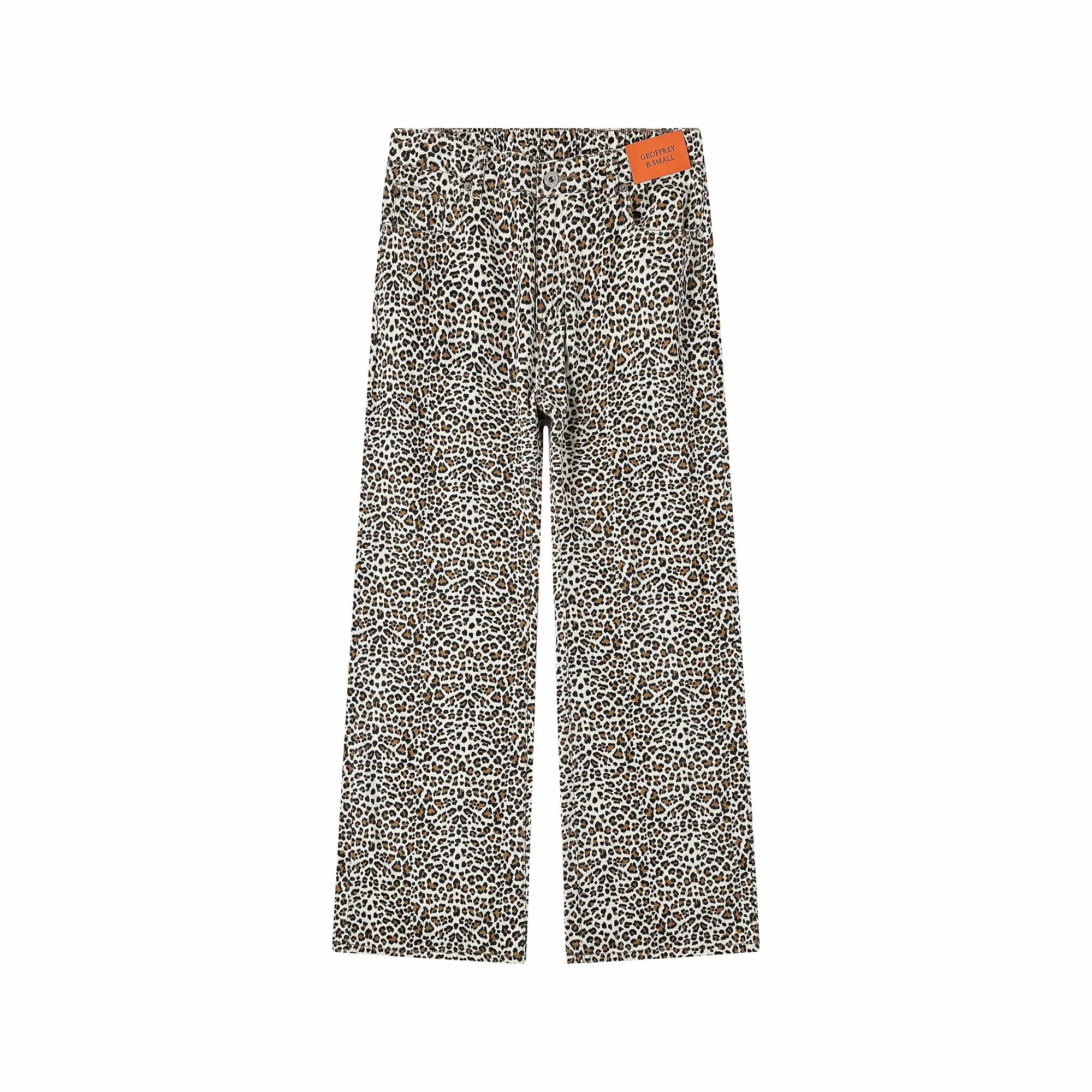 Geoffrey B. Small Leopard Print Jeans