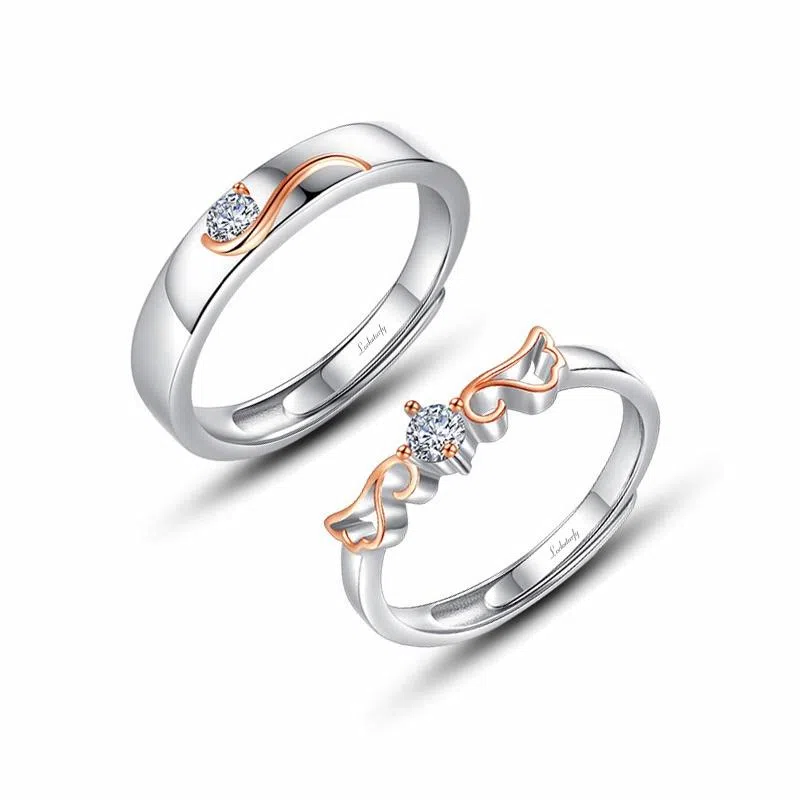 Lockstarfy Angel Wing Ring