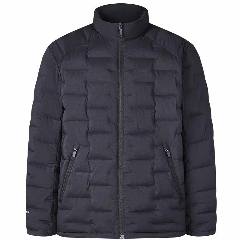 坦博尔 立领轻薄短款内胆叠穿保暖羽绒服 男款