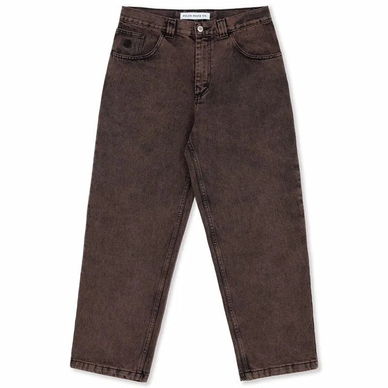 Polar Skate Co Wide Leg Jeans Mud Brown