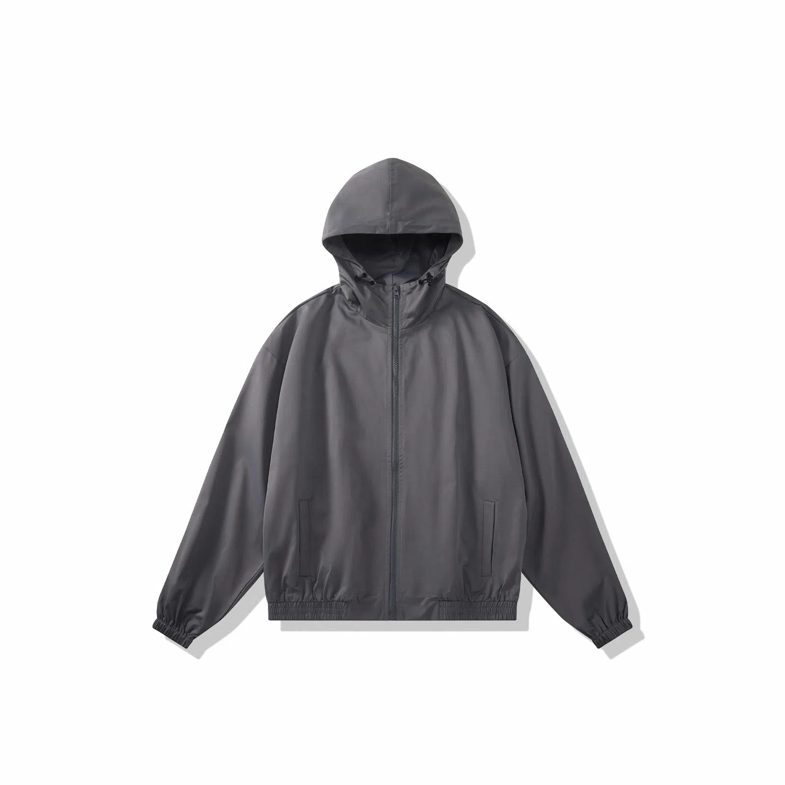 我是大卫 美式连帽户外机能风宽松工装夹克外套 通用 深灰色