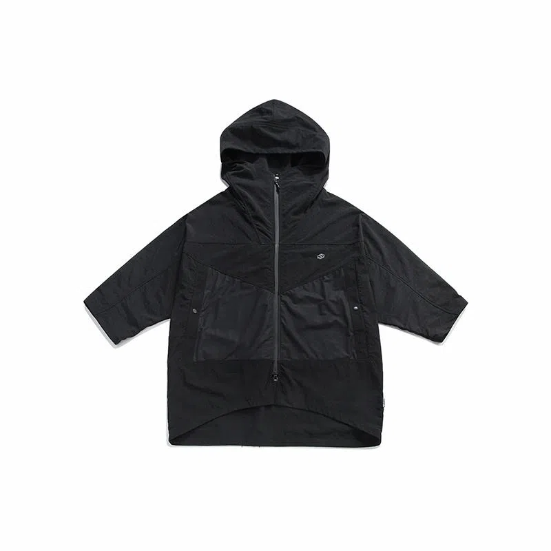 GUUKA Tech Hooded Zip Jacket Black