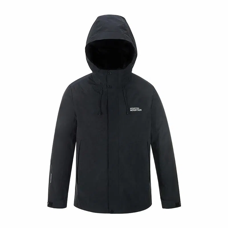 雅鹿 连帽拉链舒适羽绒服 男女同款