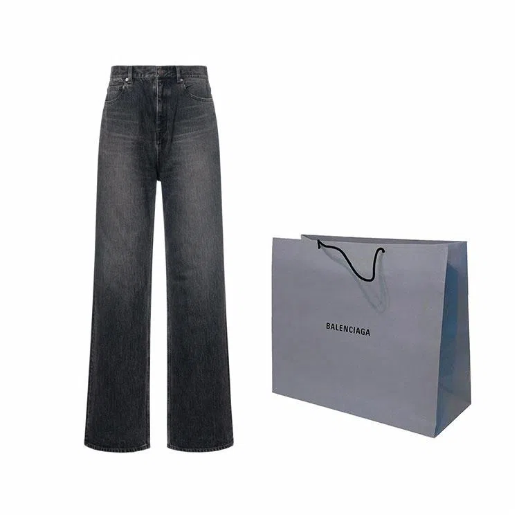 Balenciaga SS24 Grey Flare Jeans