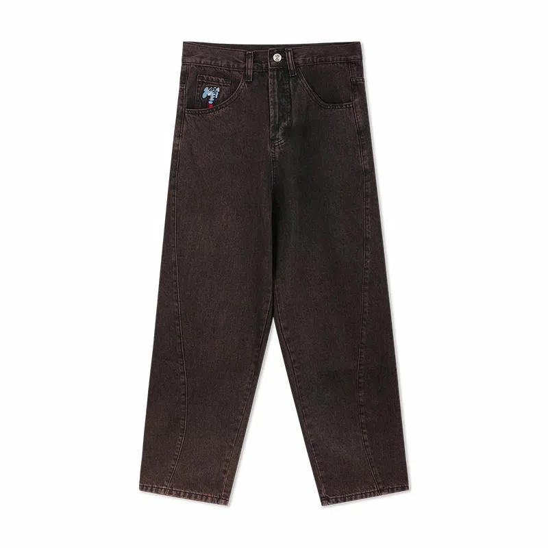 MIND ERROR Vintage Washed Elephant Jeans