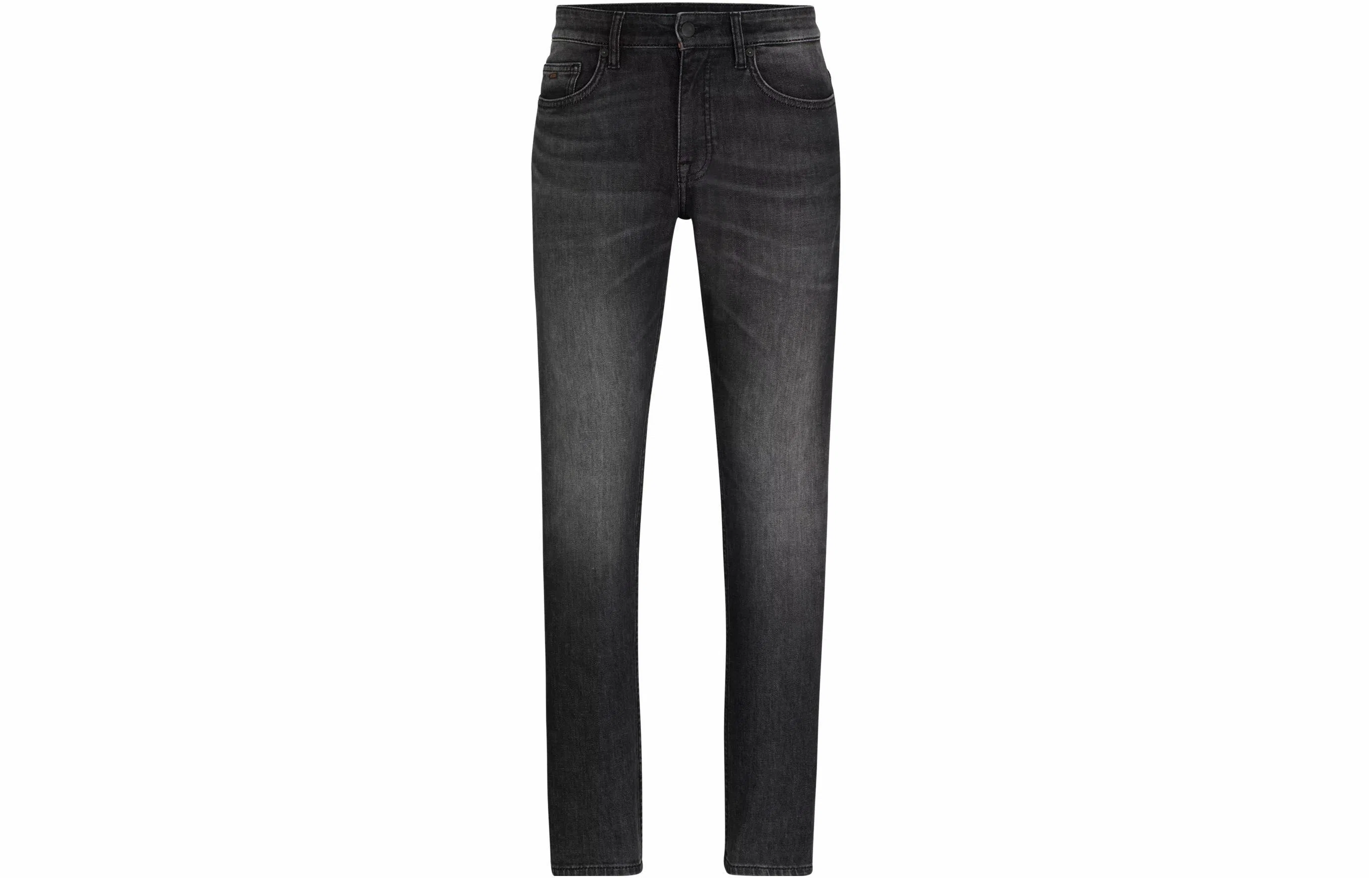 HUGO BOSS Slim-Fit Jeans In Black Comfort-Stretch Denim