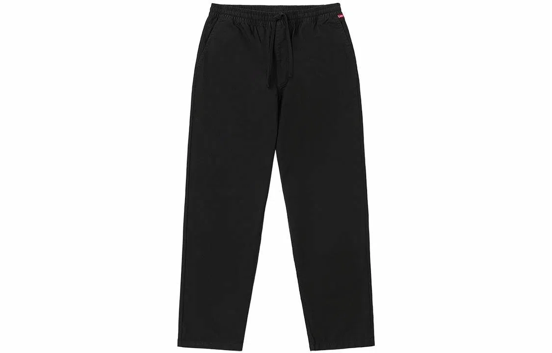 Vans Straight Drawstring Pants Black