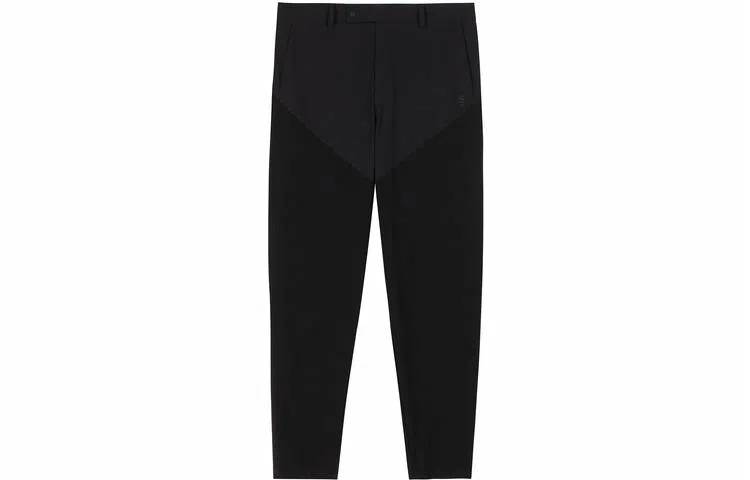 速写 拼接锥形休闲长裤 男款 深藏青