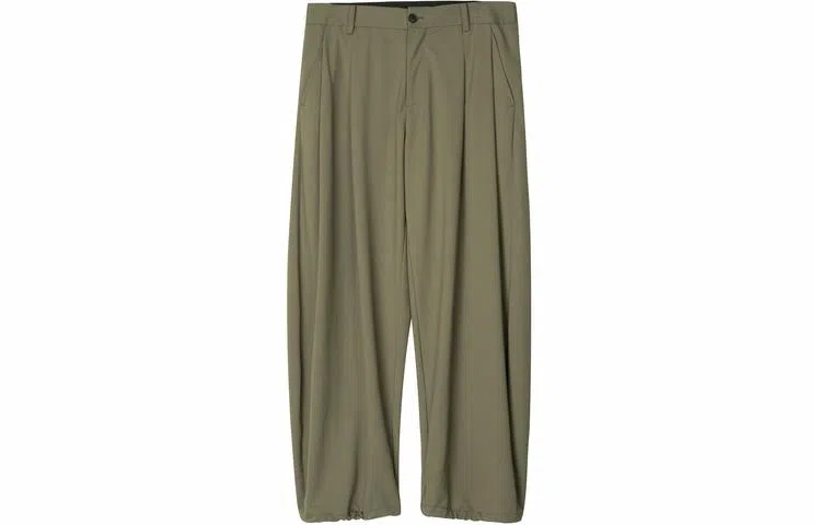 速写 简约宽松束脚休闲长裤 男女同款