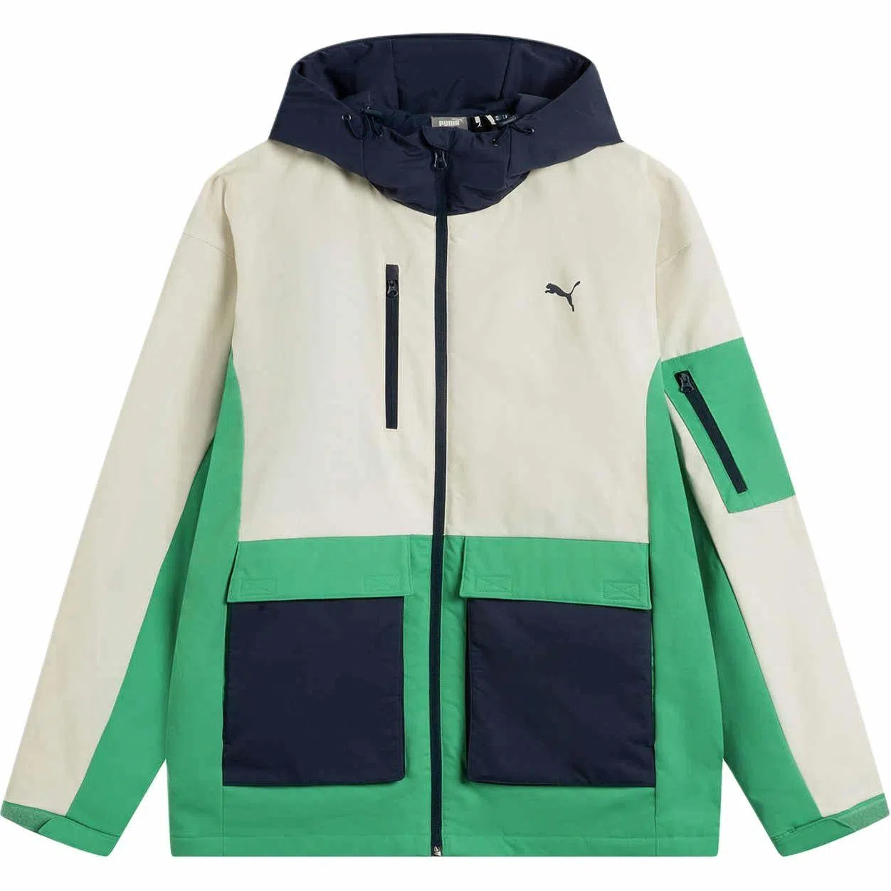 PUMA Hoodie Down Jacket Off White
