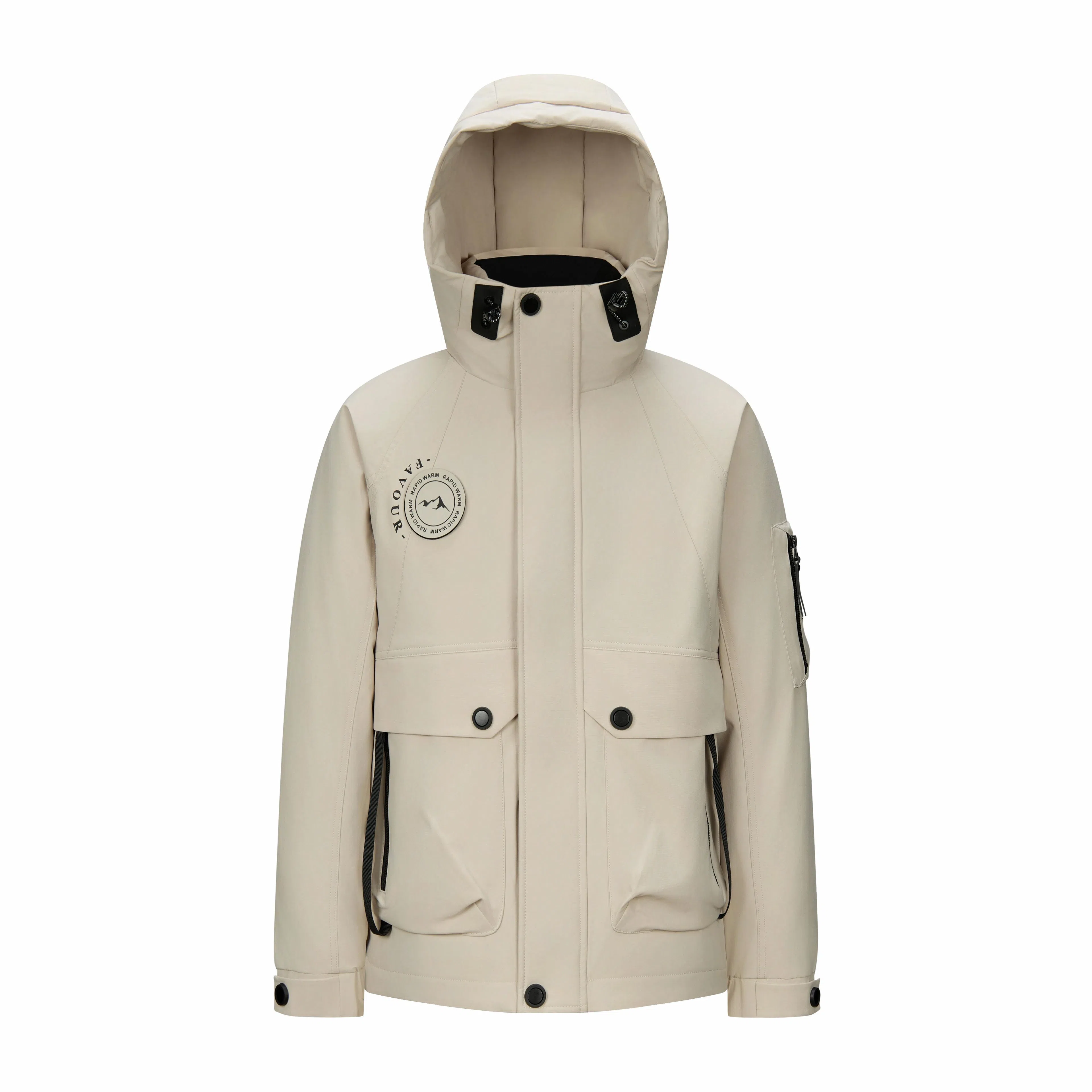 鸭鸭 户外登山工装加厚保暖羽绒服 男女同款