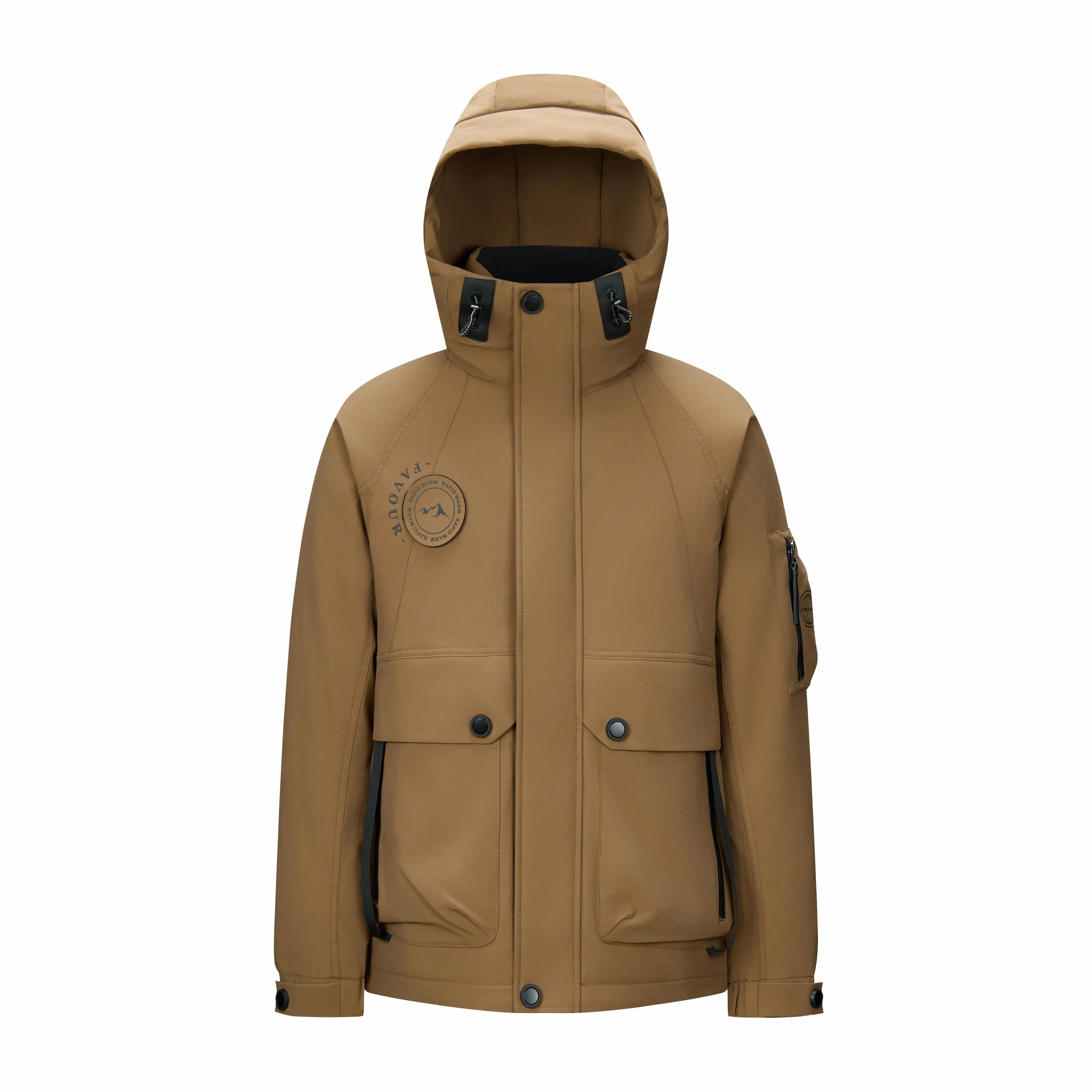 鸭鸭 户外登山工装加厚保暖羽绒服 男女同款