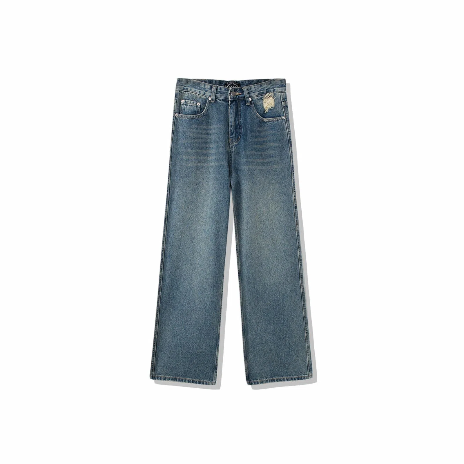 Wo Shi Da Wei Retro Loose Jeans