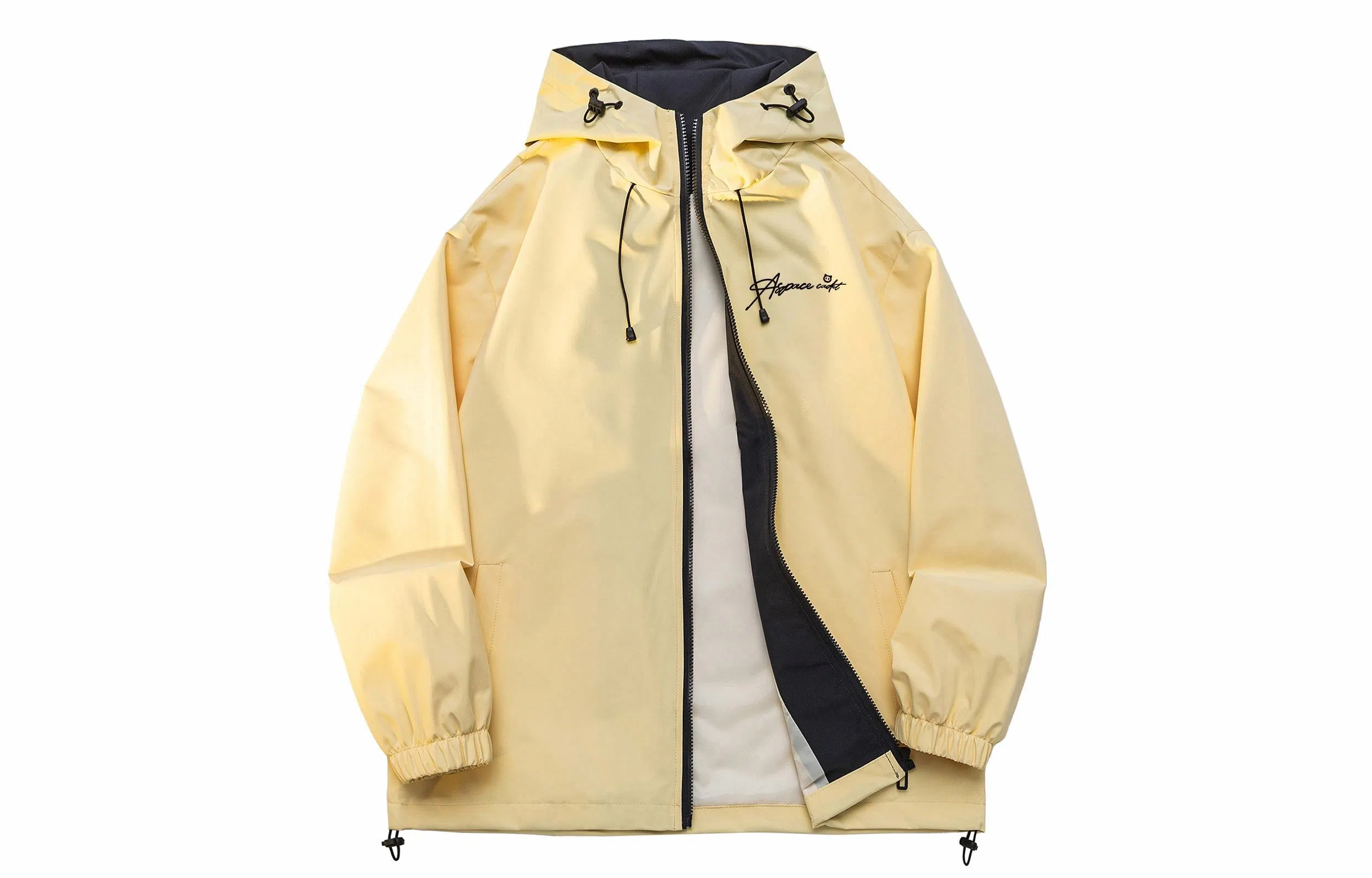 王者荣耀 鲁班七号星空梦想款 美式高街纯色简约基础款字母印花休闲宽松百搭撞色外套高街户外机能风工装连帽无性别通勤舒适夹克 男女同款