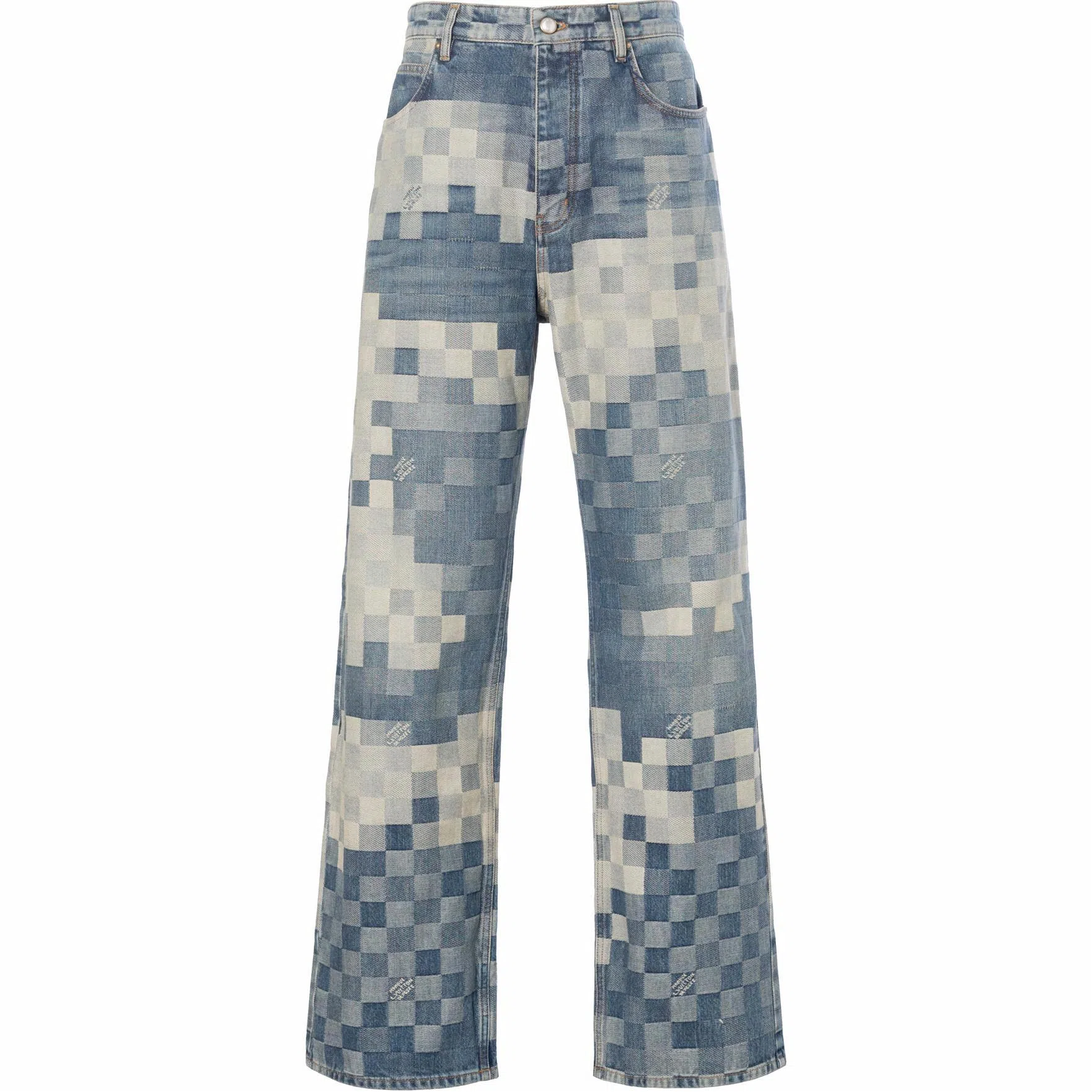 Louis Vuitton SS24 Jacquard Check Jeans