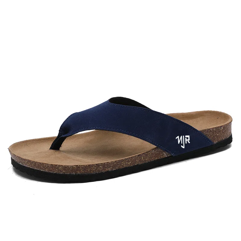 南极人 时尚舒适休闲运动百搭 防磨人字拖鞋 男款