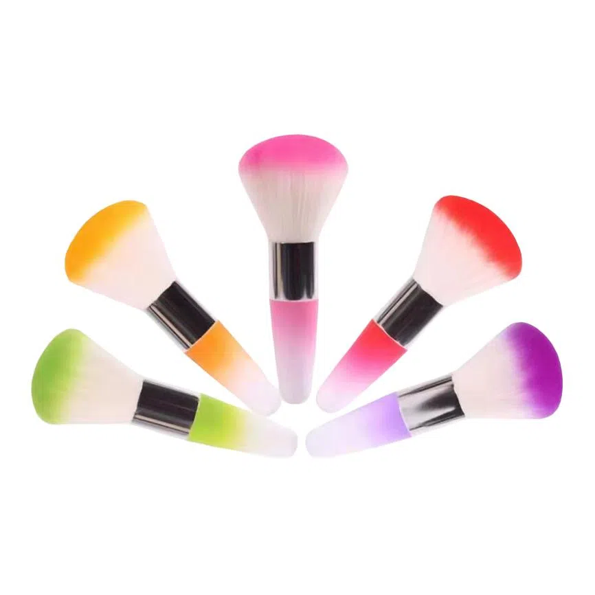 馨枕居  彩色软毛化妆刷 清洁定妆