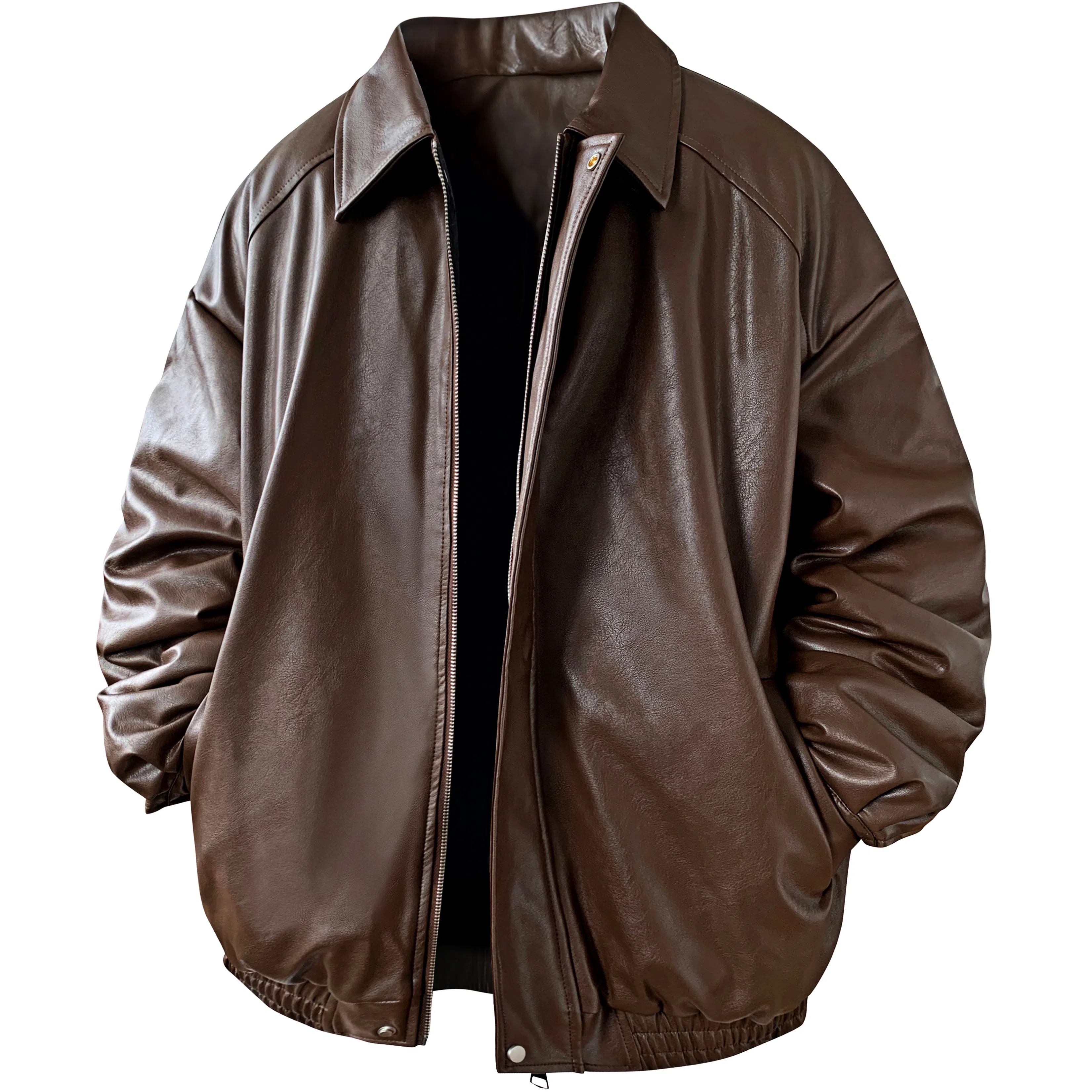 多元风格复古百搭休闲皮衣 男女同款