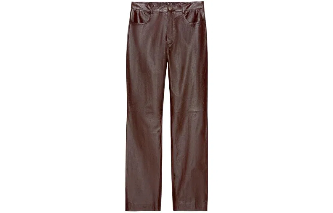 Gucci Brown Straight-Leg Pants