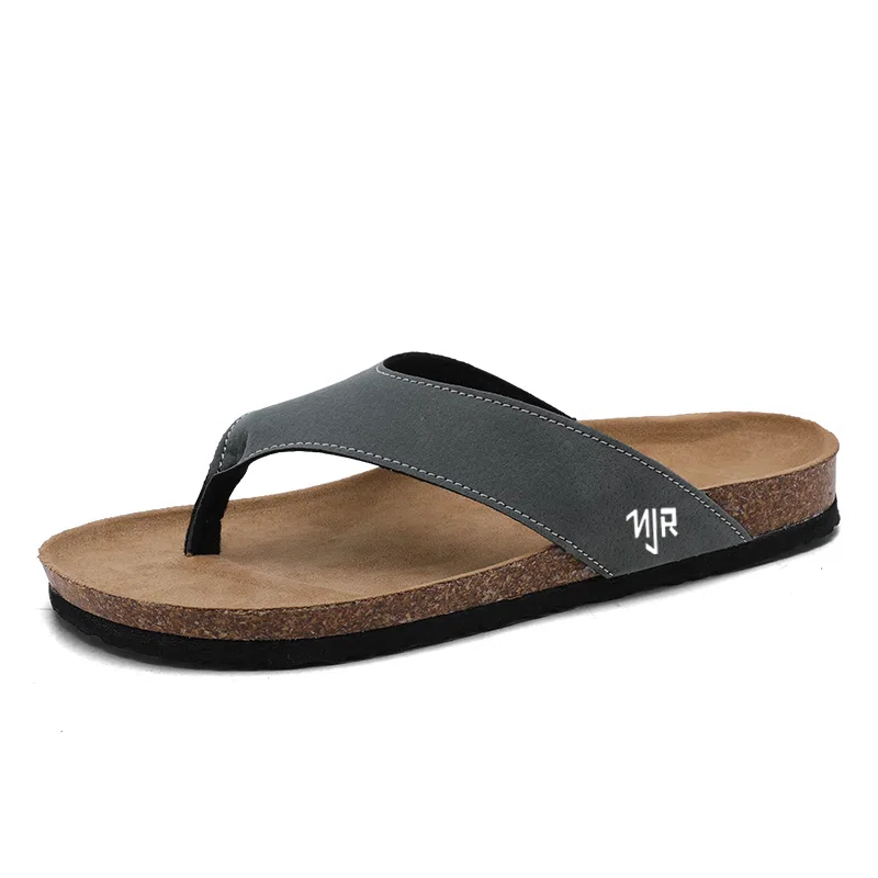 南极人 时尚舒适休闲运动百搭 防磨人字拖鞋 男款