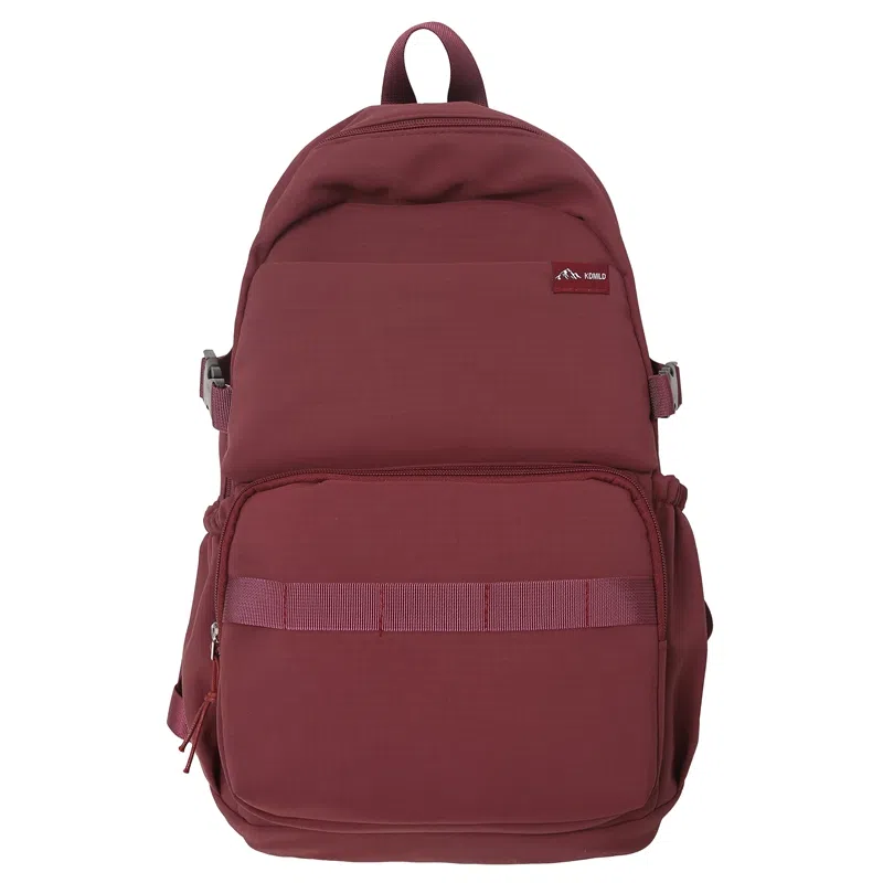 醇龙 时尚简约旅行收纳初高中大学生休闲书包 尼龙 双肩包 常规 男女同款情侣款 多色