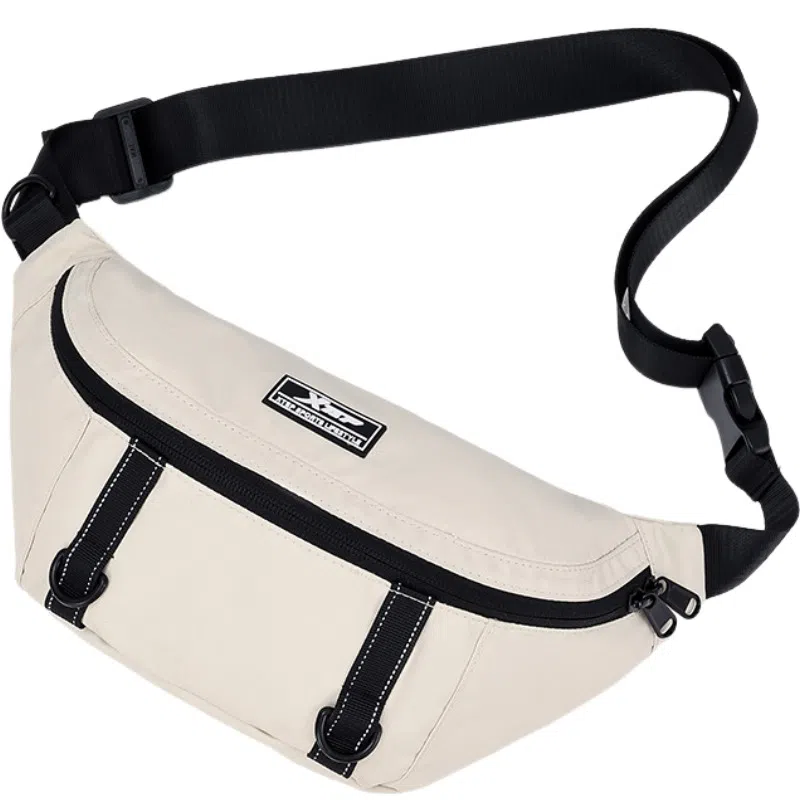 特步 单肩包潮流机能风胸包轻便多功能耐用运动学生早八通勤 织物 斜挎包 男女同款情侣款 多色