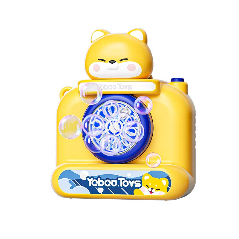 益米 柴犬照相机 全自动 手持出泡不漏液 泡泡机