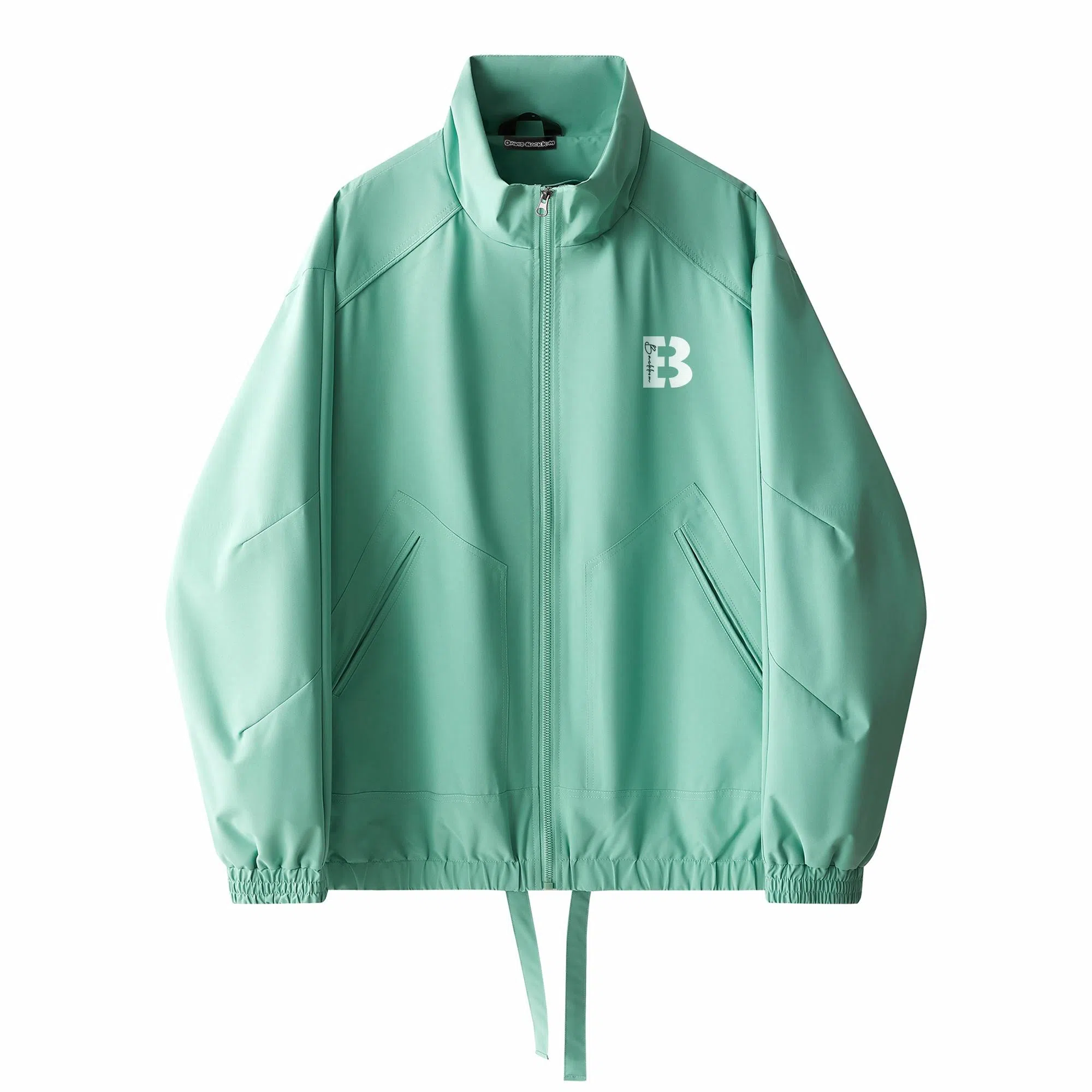 大卫贝肯 美式基础款纯色个性字母印花户外防风保暖宽松舒适休闲百搭工装夹克外套 男女同款