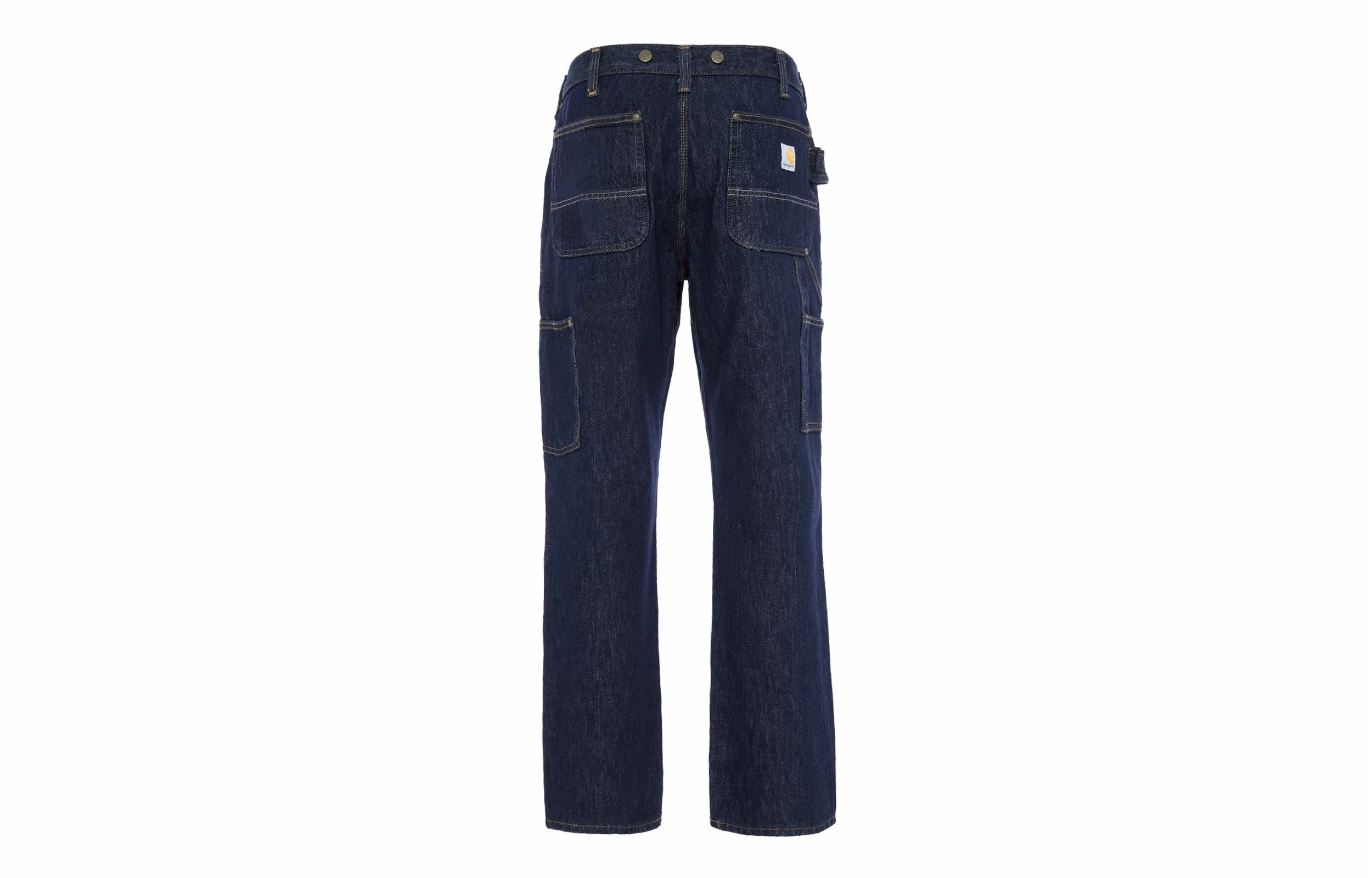 Carhartt 103890 RUGGED FLEX HEAVYWEIGHT DOUBLE-FRONT UTILITY LOGGER JEAN RELAXED FIT BLUE