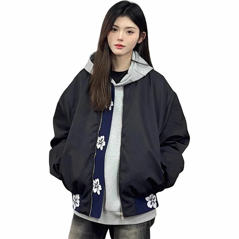 VIPGOOSE vintagecleanfitbomber