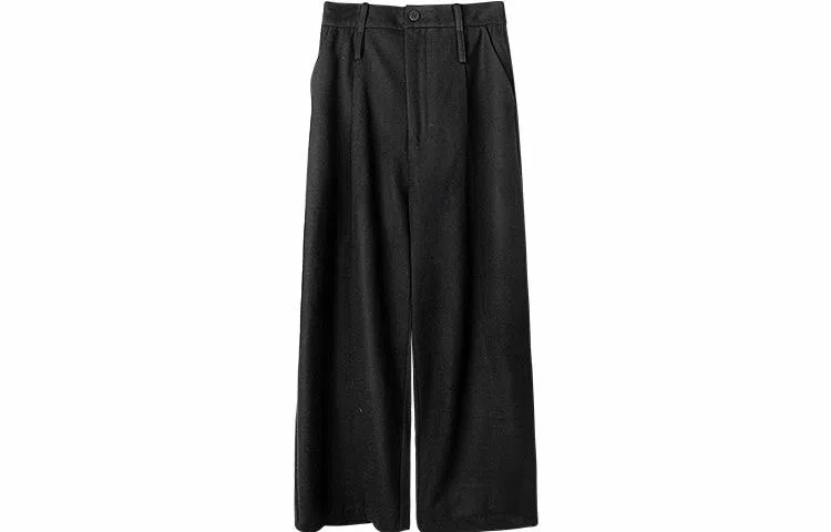 Huanzhe High Waist Black Trousers