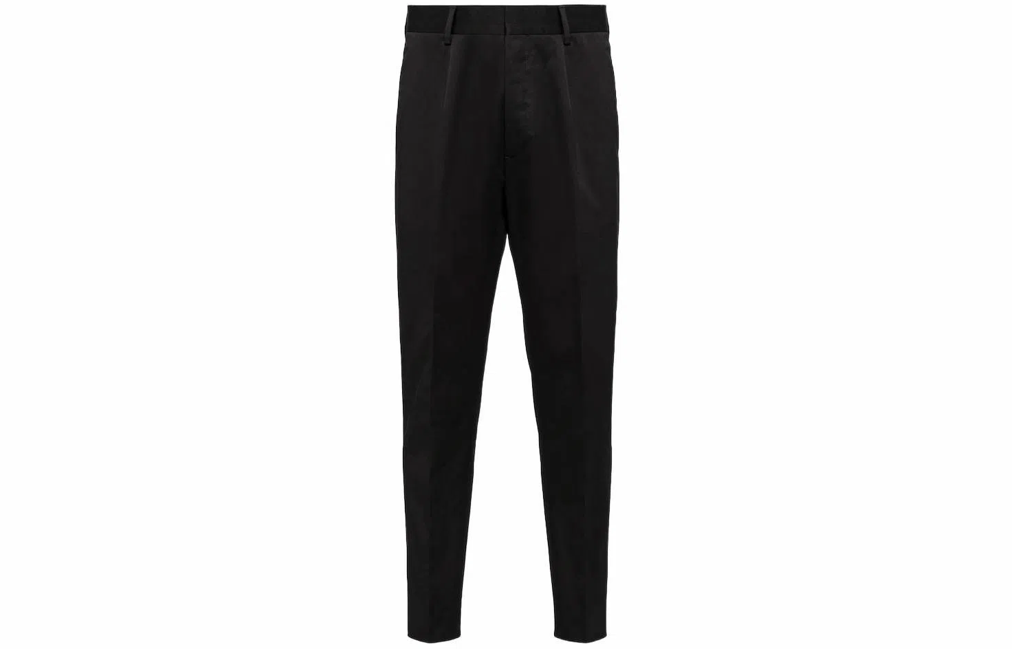 PRADA SS23 Solid Logo Track Pants Black