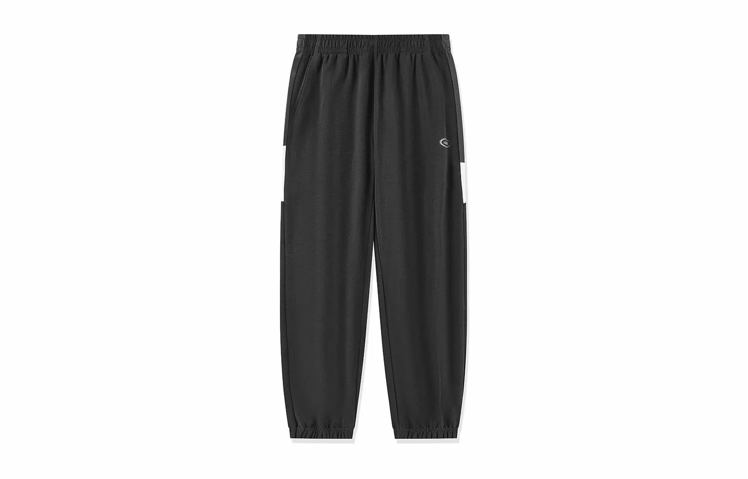 乔丹 质燥 复古学院风宽松透气系带束脚针织运动裤 男款 柏油灰