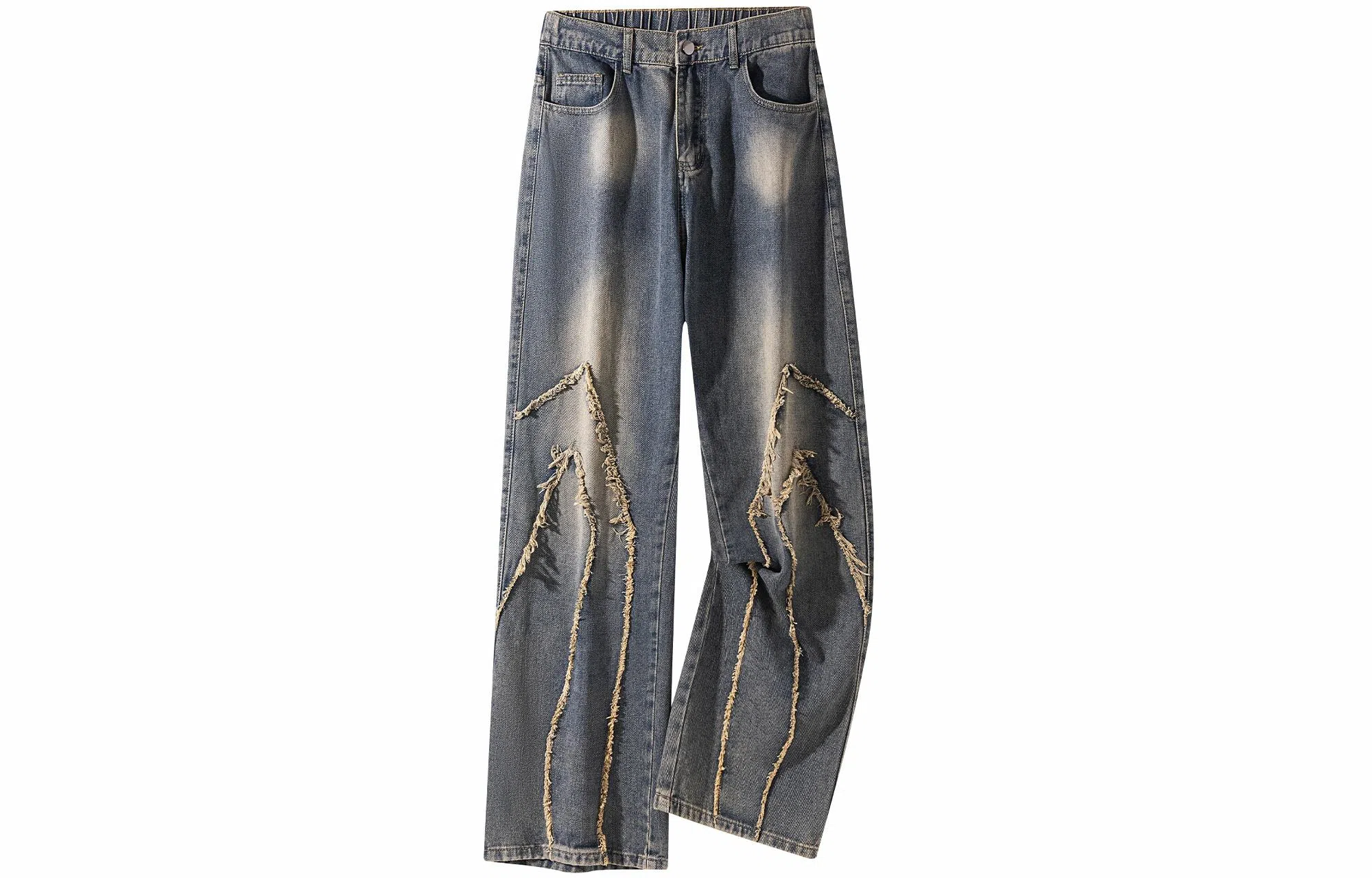 Xu Tailang Vintage Washed Denim Jeans