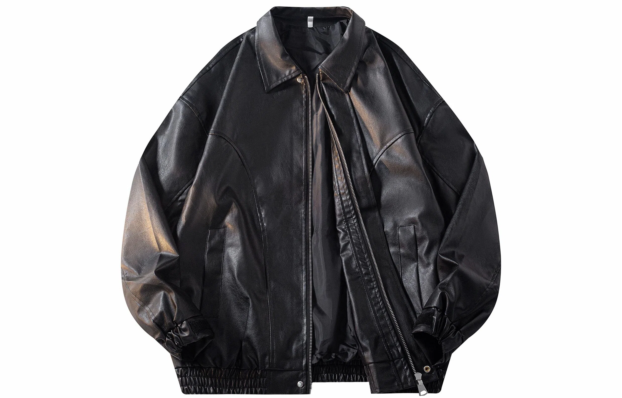 NBNO Classic Biker Leather Jacket