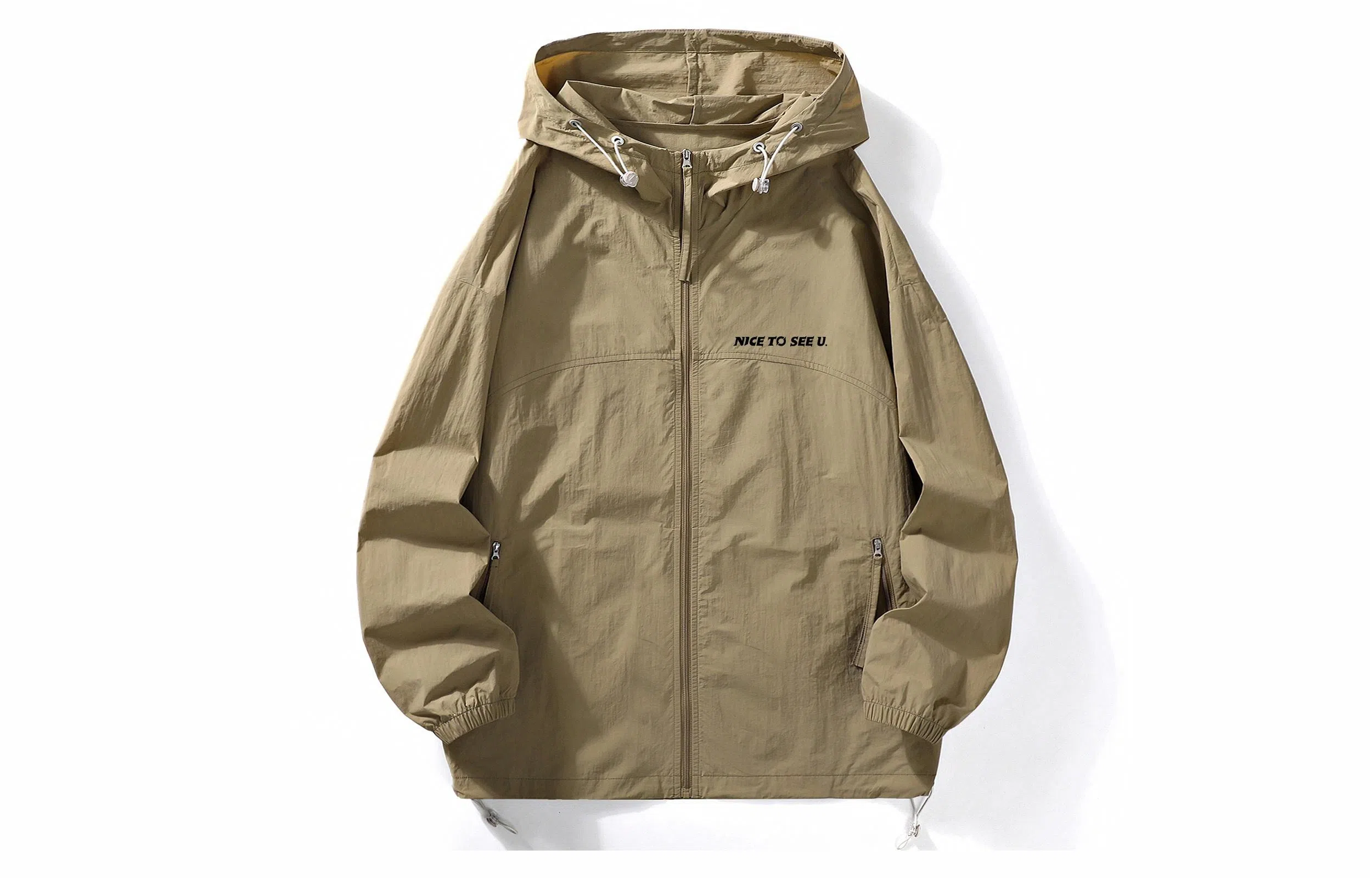 王者荣耀 纯色字母舒适百搭时尚连帽长袖 超轻透气速干防紫外线防晒防晒服 男女同款