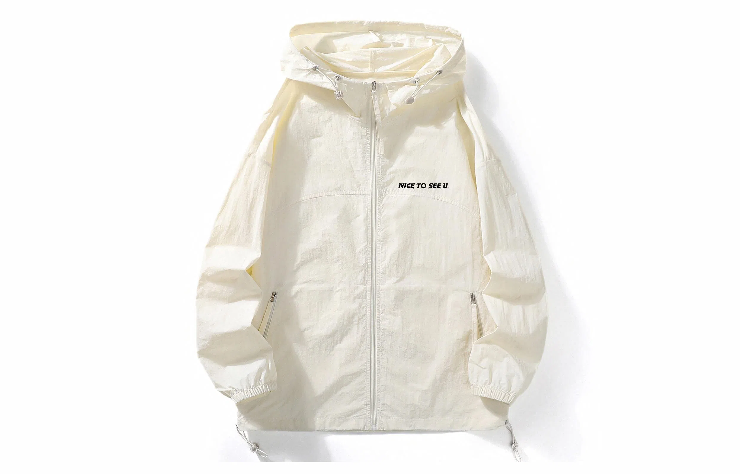 王者荣耀 纯色字母舒适百搭时尚连帽长袖 超轻透气速干防紫外线防晒防晒服 男女同款