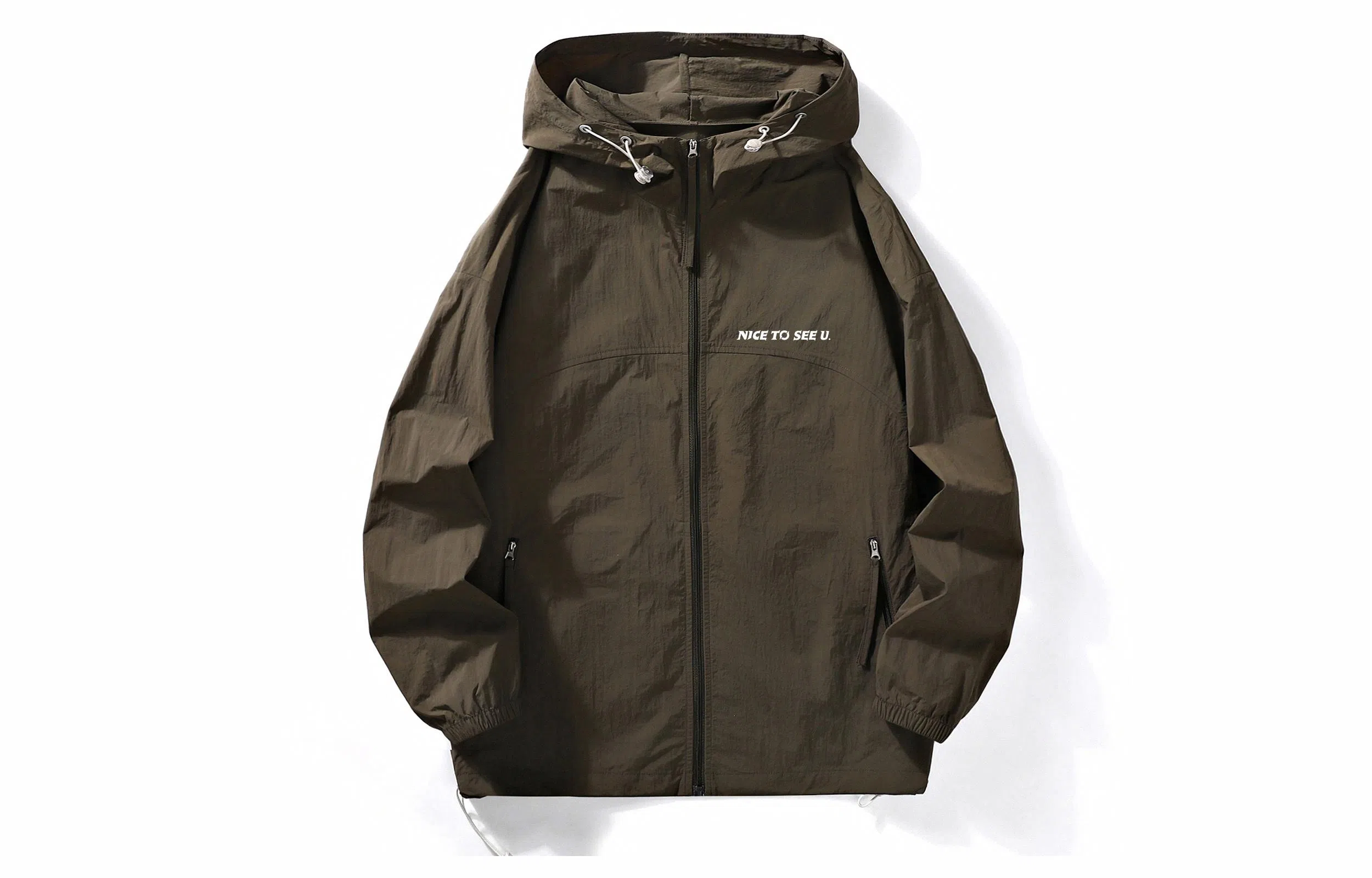 王者荣耀 纯色字母舒适百搭时尚连帽长袖 超轻透气速干防紫外线防晒防晒服 男女同款