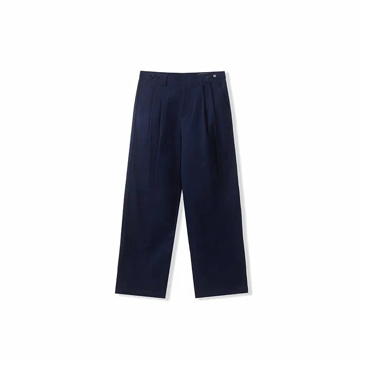 我是大卫 日系复古直筒宽松休闲裤 男女同款