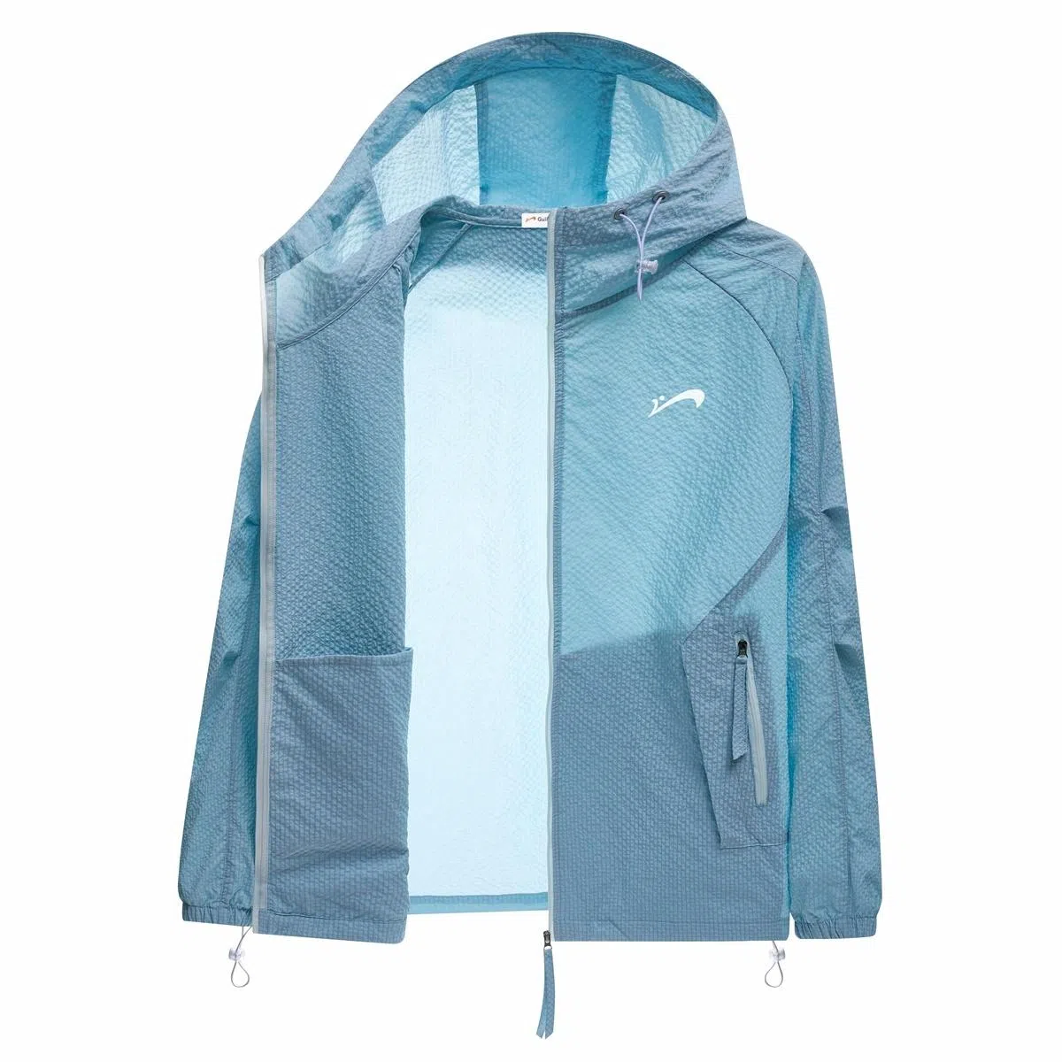 贵人鸟 纯色防紫外线休闲薄款连帽防晒服 男女同款