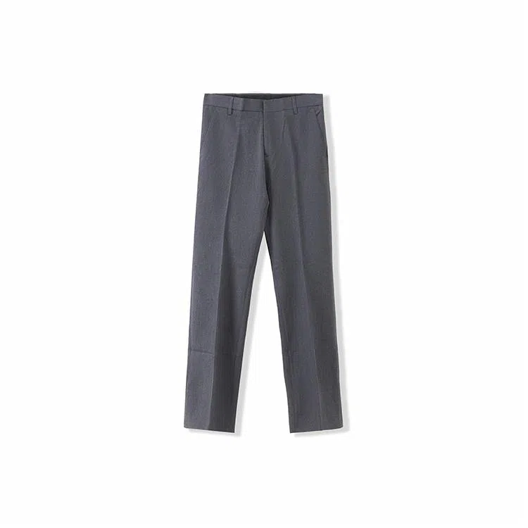 我是大卫 纯色直筒修身小西裤休闲裤 男女同款