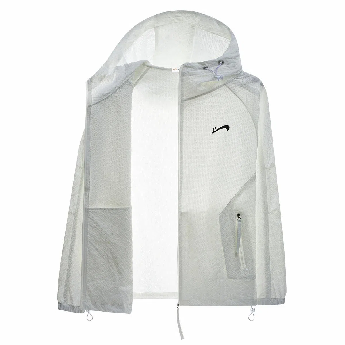 贵人鸟 纯色防紫外线休闲薄款连帽防晒服 男女同款