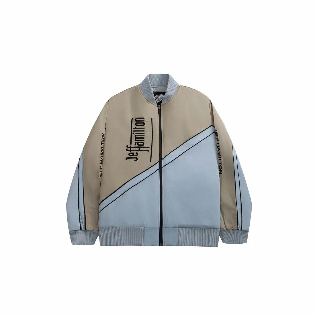 Jeff Hamilton Baseball Jacket Khaki