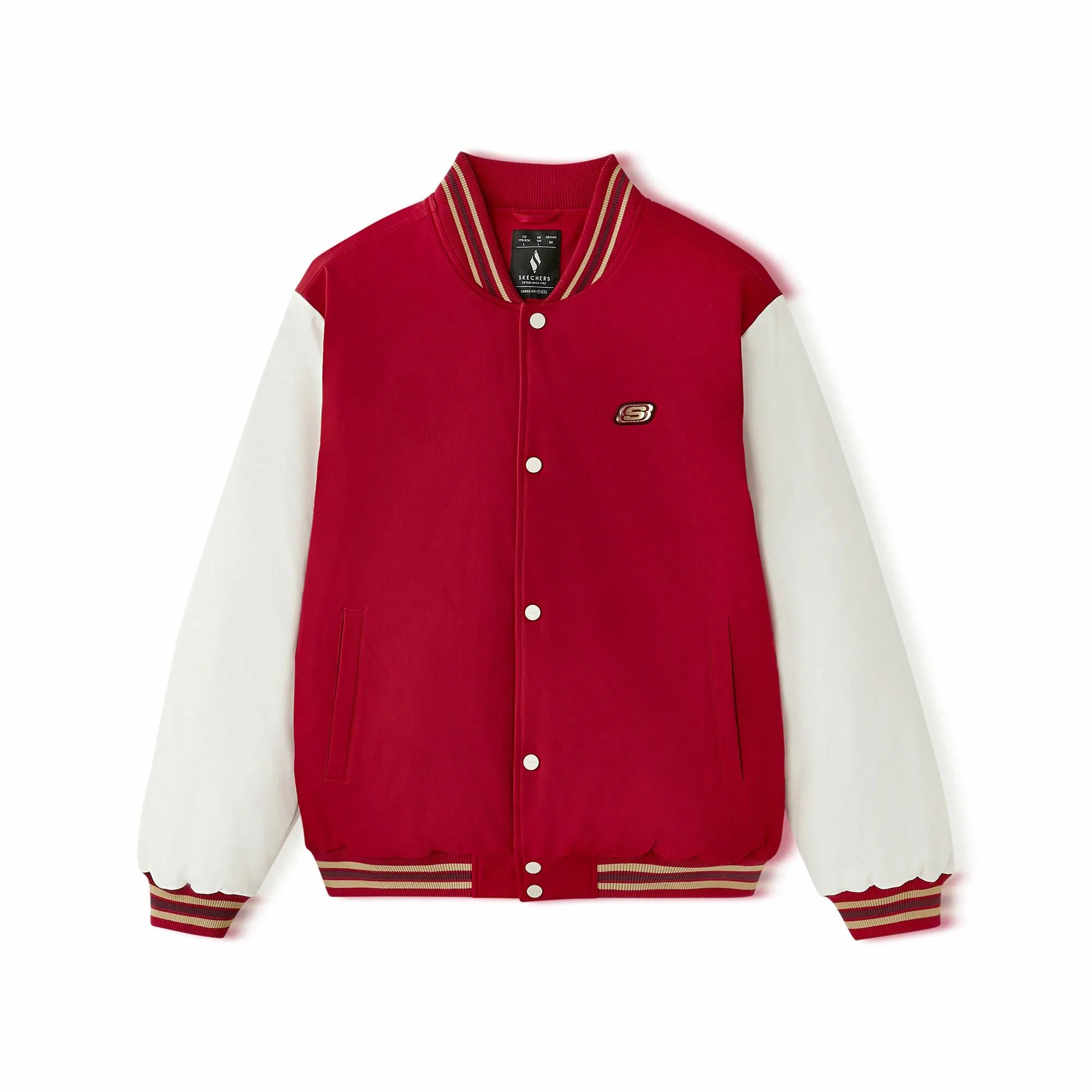 Skechers 2025 New Year Snake Series Red Bomber Jacket