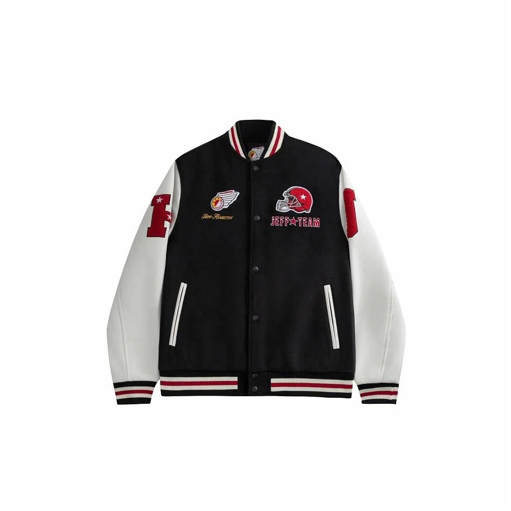 Jeff Hamilton Black Varsity Jacket