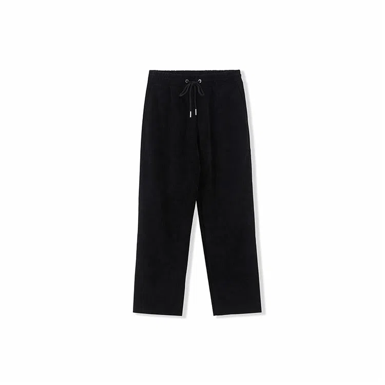 我是大卫 灯芯绒坠感宽松直筒休闲裤 男女同款