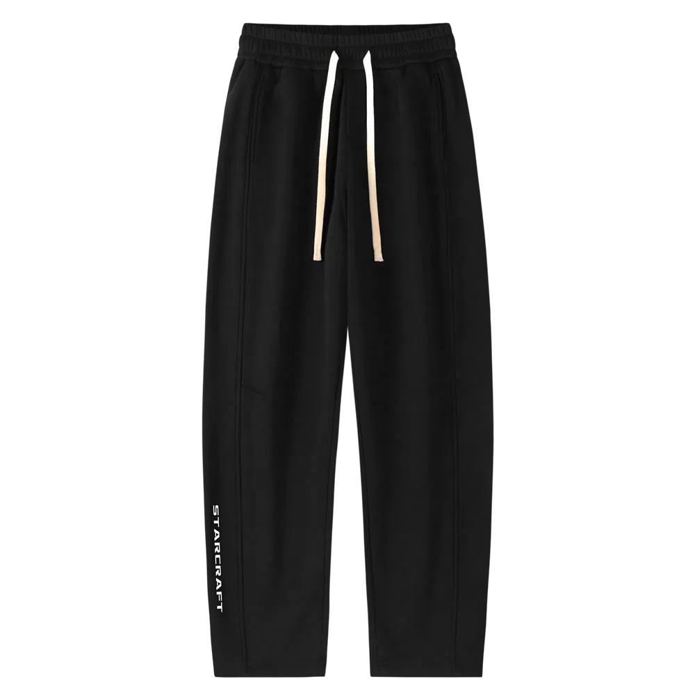 星际者 基础款字母简约时尚宽松休闲针织运动裤 通用