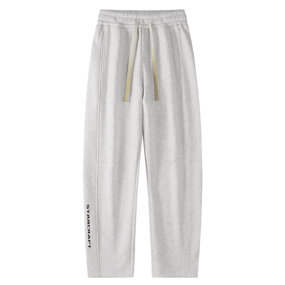 星际者 基础款字母简约时尚宽松休闲针织运动裤 通用