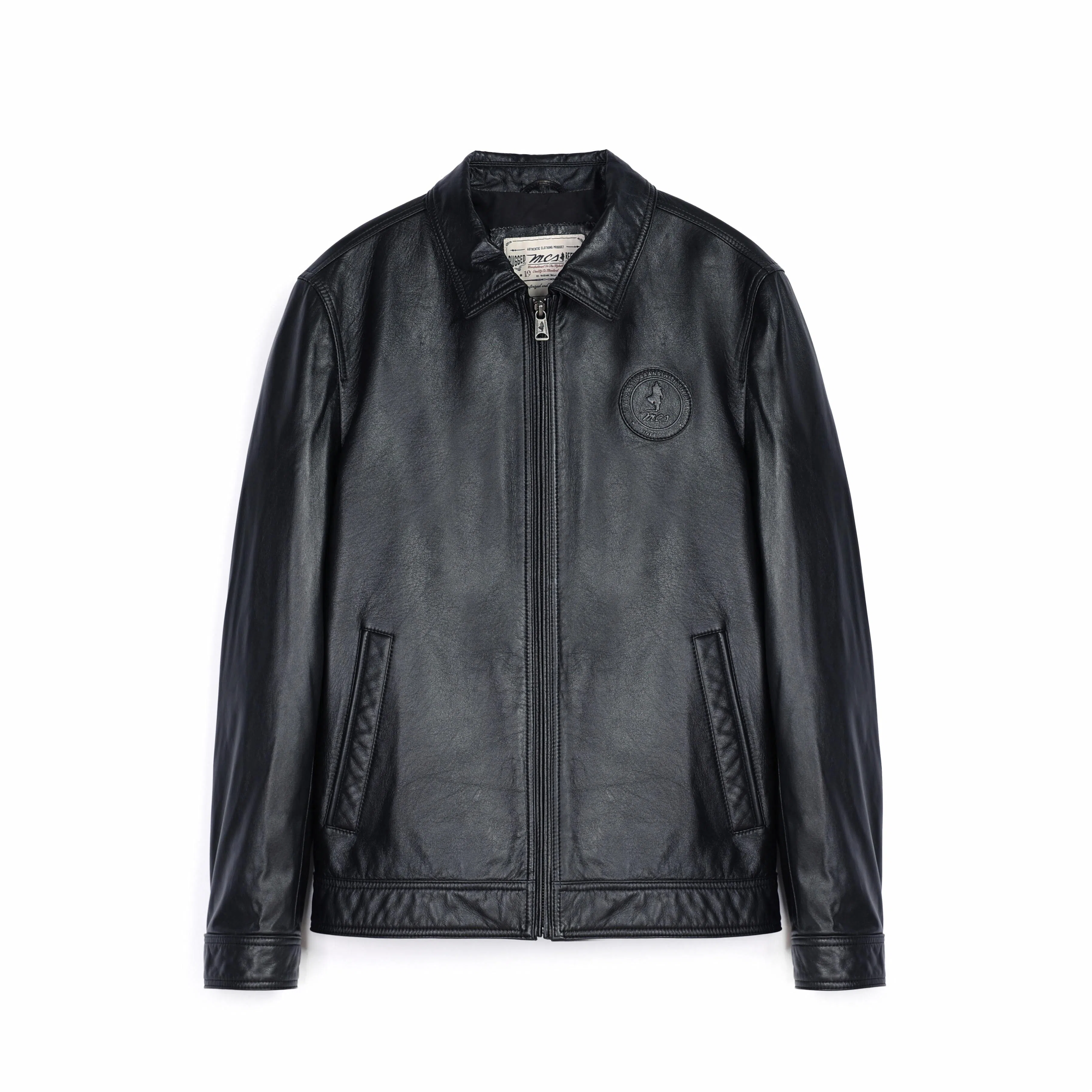 MCS Retro Leather Jacket Black