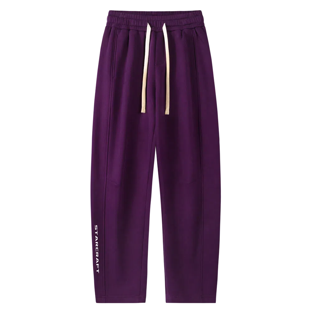 星际者 基础款字母简约时尚宽松休闲针织运动裤 通用